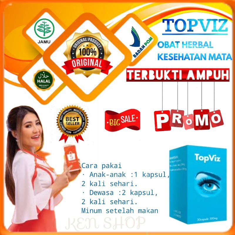 Topviz asli original obat top viz mengobati mata katarak, minus, slinder,rabun