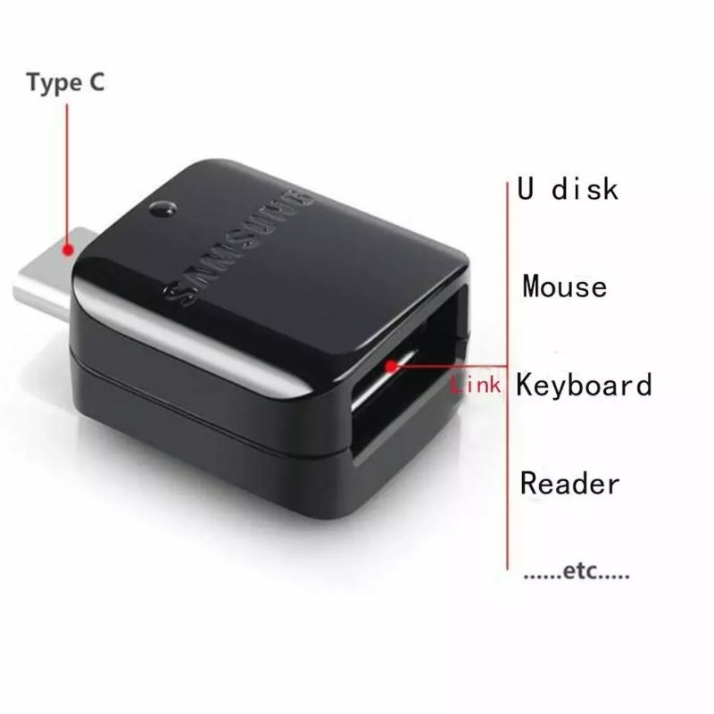 Connector usb type c OTG Samsung Tipe C Samsung S8 S9 S 10 S10+ original Type-C