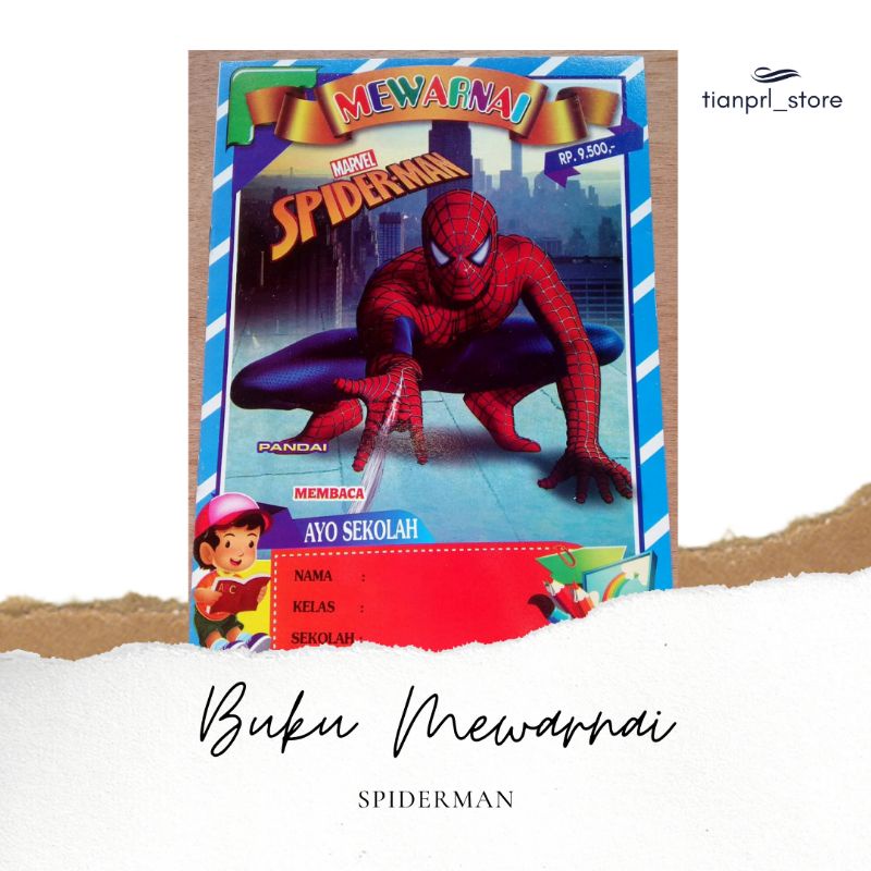 

BUKU MEWARNAI SPIDERMAN