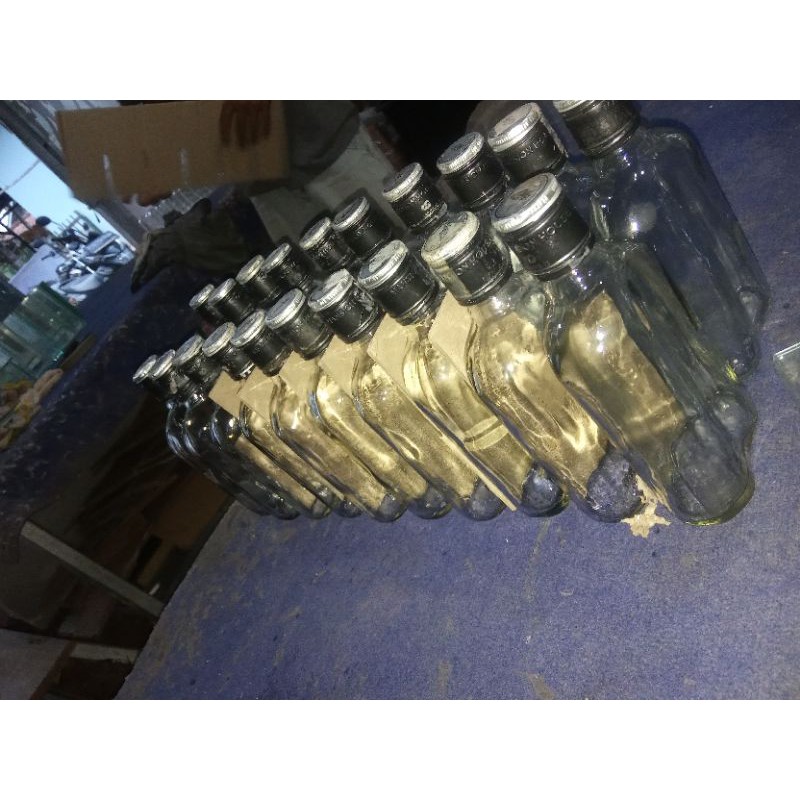3 botol kosong x Minuman Vodka