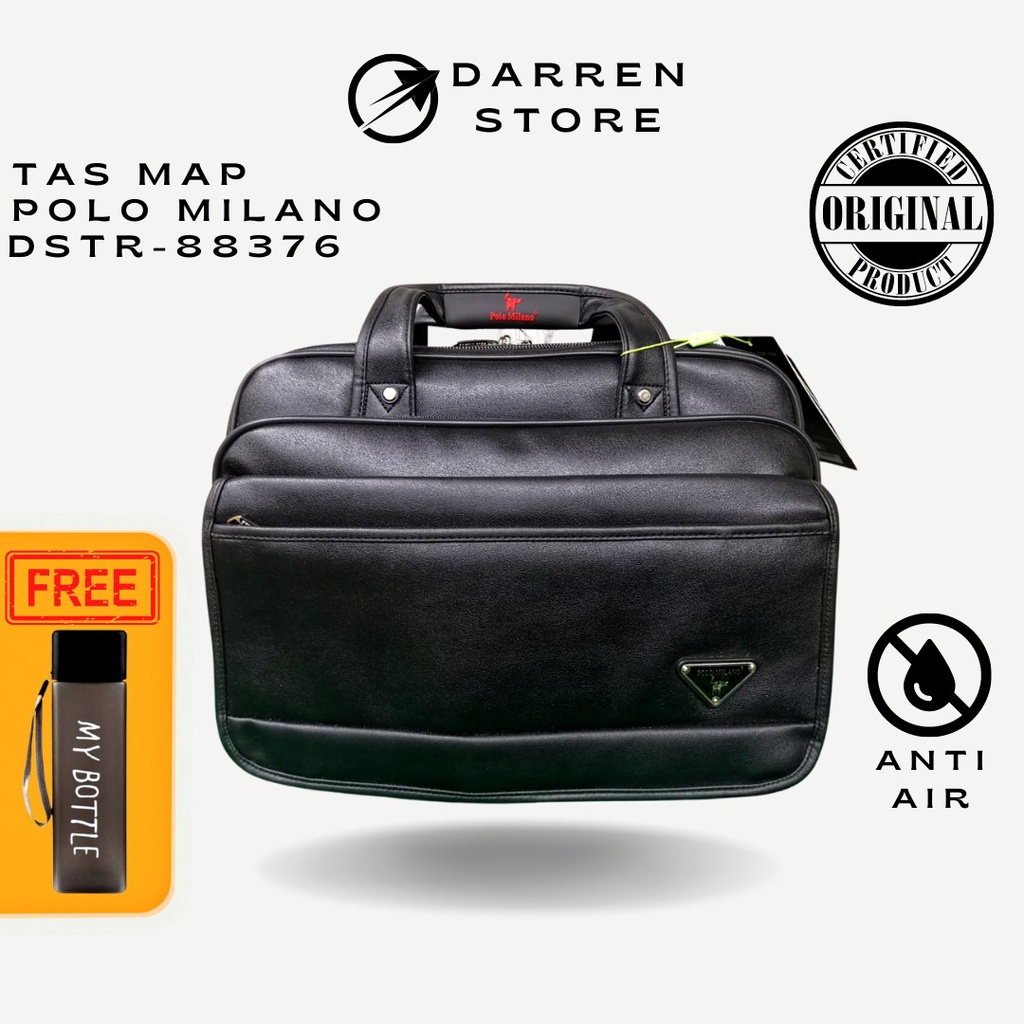 Tas Map POLO MILANO 88376 FREE botol minum Tas Laptop Tas kerja Pria Tas kerja wanita tas map import Tas map kerja  Tas map kulit Tas map tenteng Tas map resleting Tas map dokumen Tas kerja wanita import Tas kerja wanita besar Tas kerja elegan