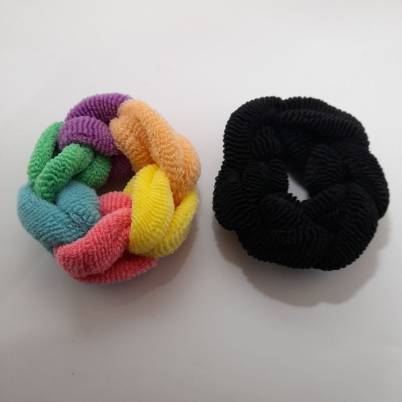 SCRUNCHIE HIJAB Lilit / ikat rambut handuk / kuncir rambut jumbo / konde rambut