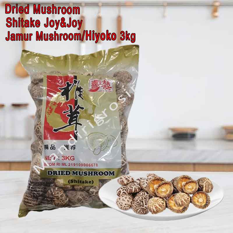 Shitake Joy&amp;Joy *Dried Mushroom* Jamur Mushroom * Jamur Hiyoko * 3kg