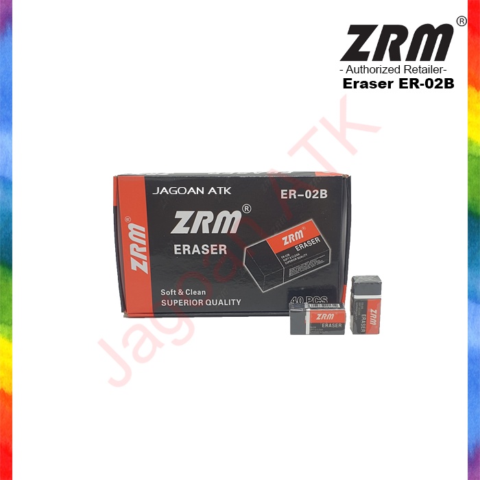 

Penghapus Pensil Bersih Karet / Pencil Eraser Black 1pcs ZRM ER-02B