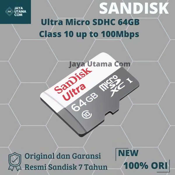 SanDisk Ultra Micro SDHC UHS-I Card 32/64/128GB Class 10 up to 100Mbps