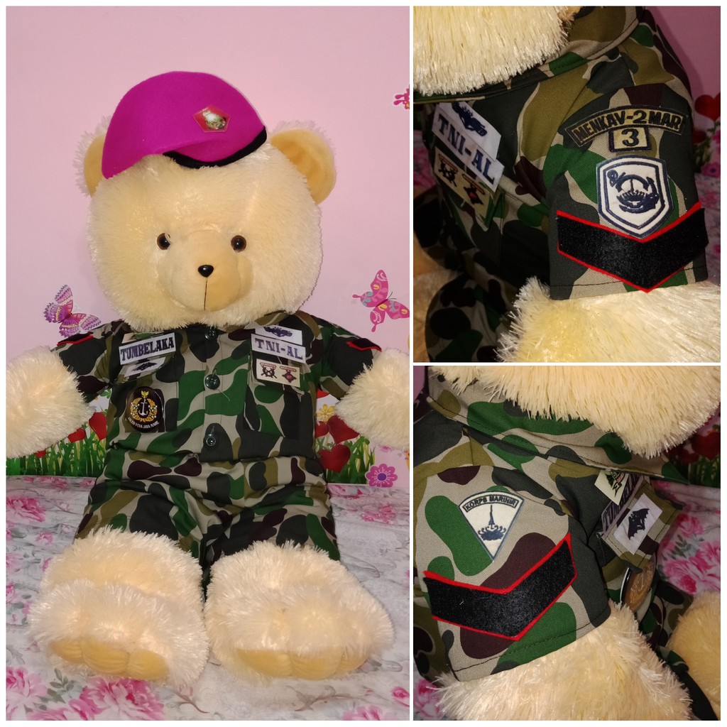 Boneka Karakter TNI AD Dan Kesehatan Couple Medium 60 Cm Shopee