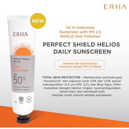 ⭐ BAGUS ⭐ ERHA PERFECT SHIELD HELIOS SPF 30 / 50 PA ++ 30GR | Sunscreen Normal Dry Oily