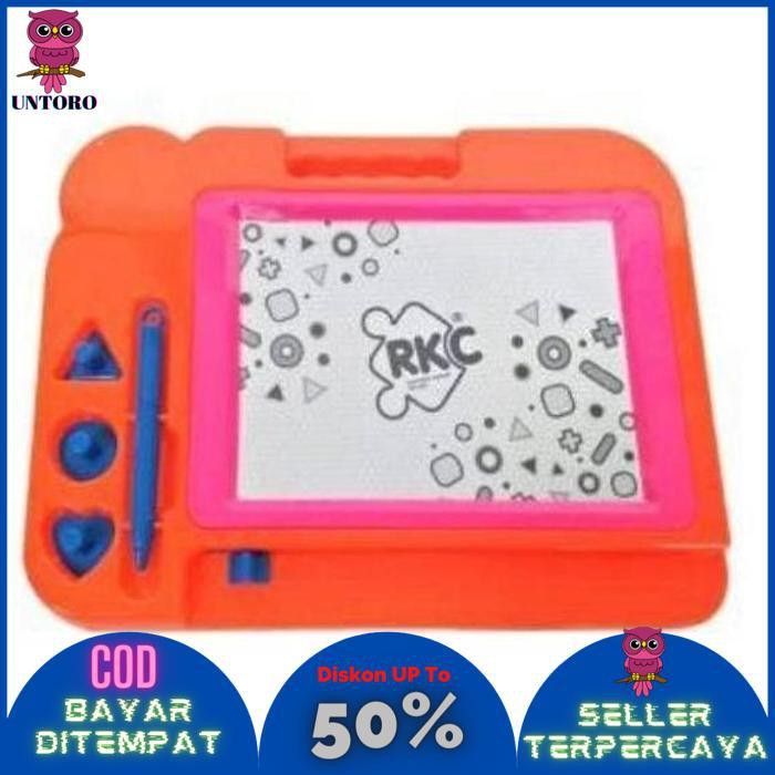 

READY BAYAR DITEMPAT Mainan papan tulis magnetik anak Edukasi drawing board magnetic STOK TERBATAS