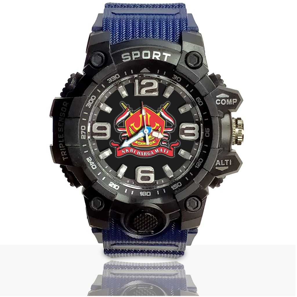 Jam Tangan Custom BANSER motif 1 Ruber- Water Resistant