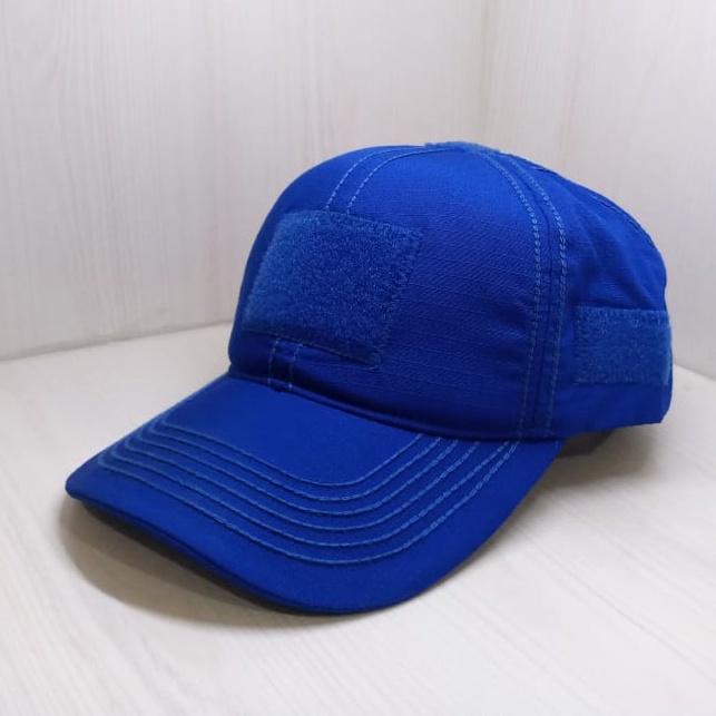 Topi Tactical Perekat Biru/Tagana/Damkar/Sipil