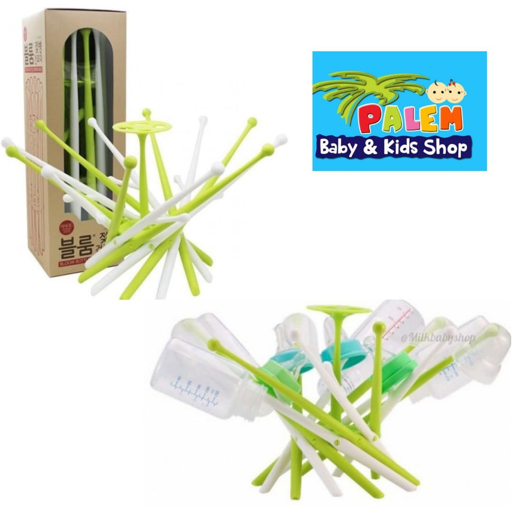 Ange Bloom Bottle Drying Rack/rak botol susu lipat