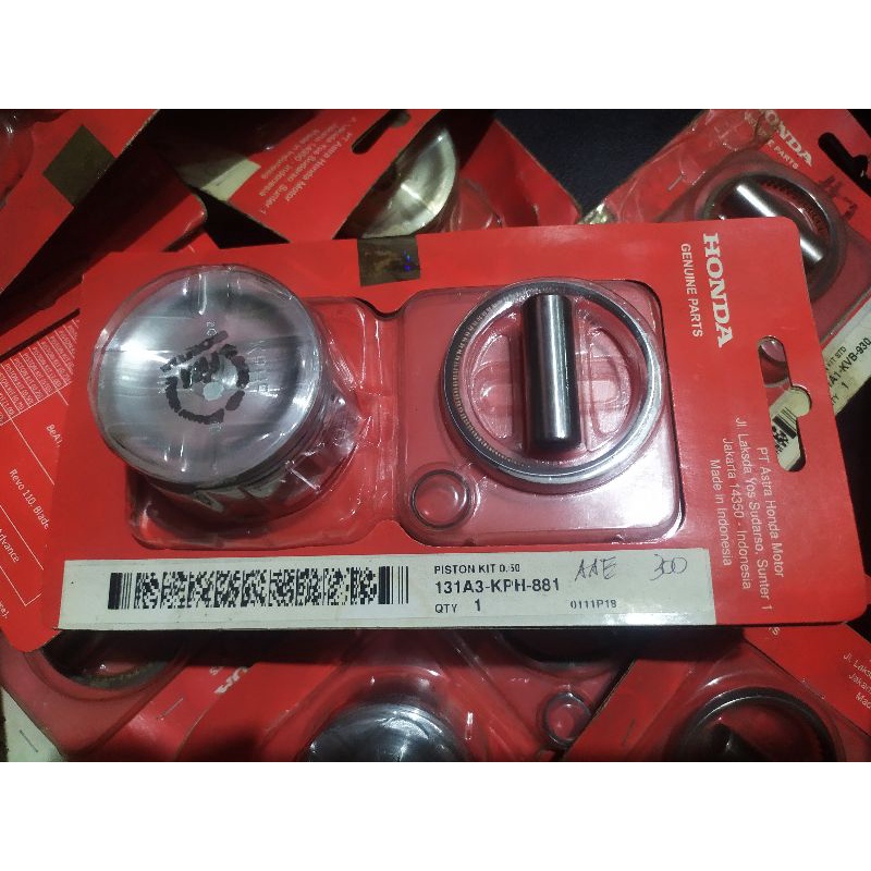 piston kit set kharisma/ supra x 125 original ahm
