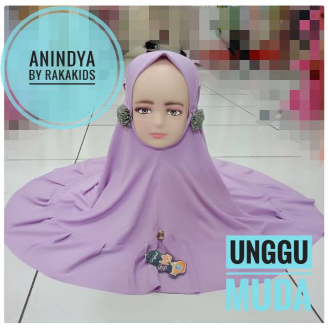 Jilbab anindya by Rakakids 4 pcs