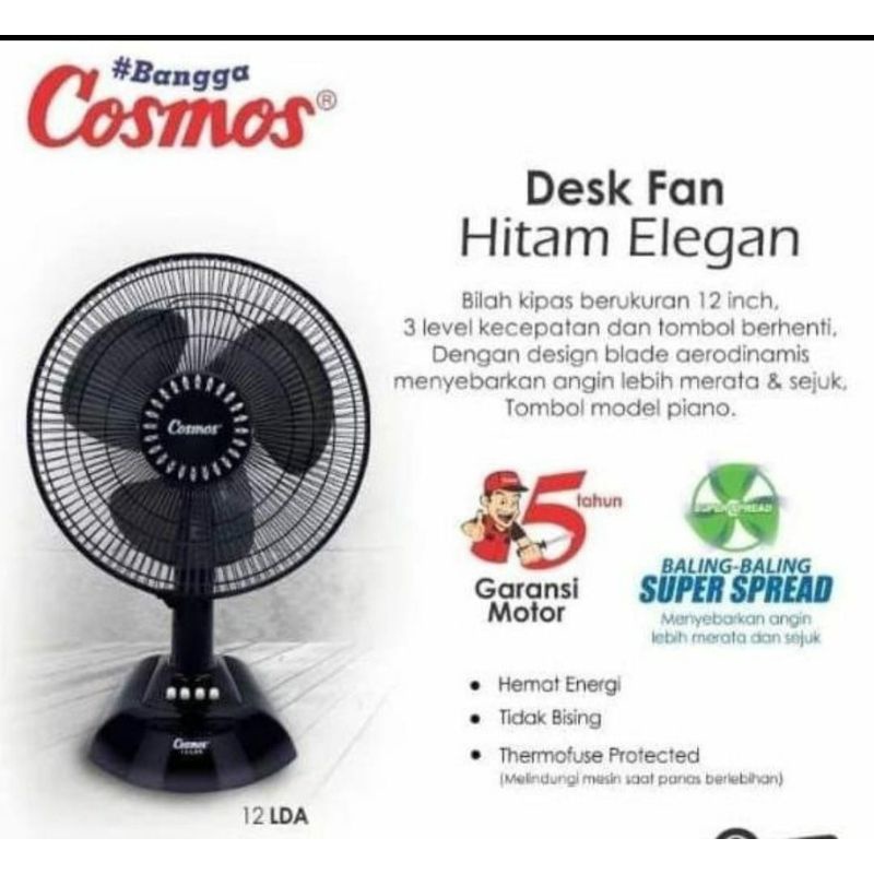 Kipas Angin Cosmos 12 LDA