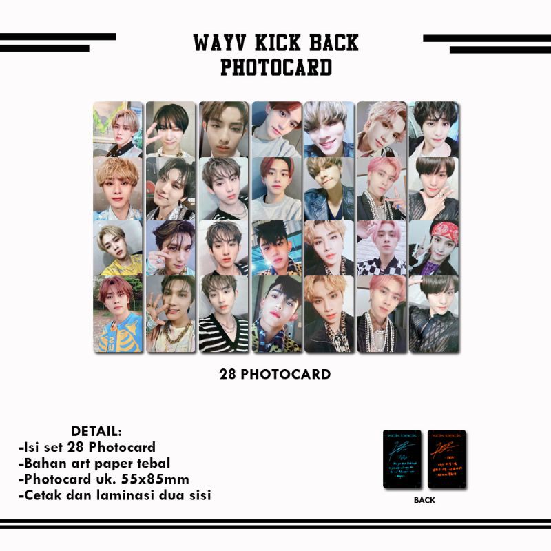 WAYV KICK BACK PHOTOCARD