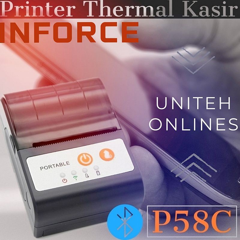 Inforce Portable Printer P58C Support Moka & Paytren Portable Printer