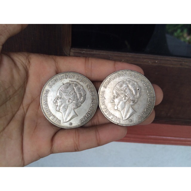 Koin Kuno Wilhelmina 2,5 G 1919