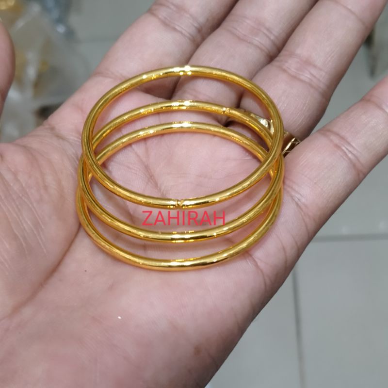 3 PCS GELANG KRONCONG ANAK POLOS TERBUAT DARI COIN