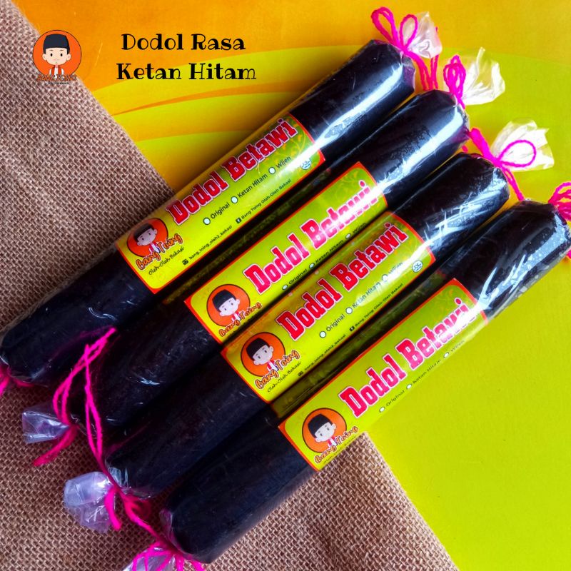 

1 Kg Dodol Betawi Ketan Hitam Bang Toing