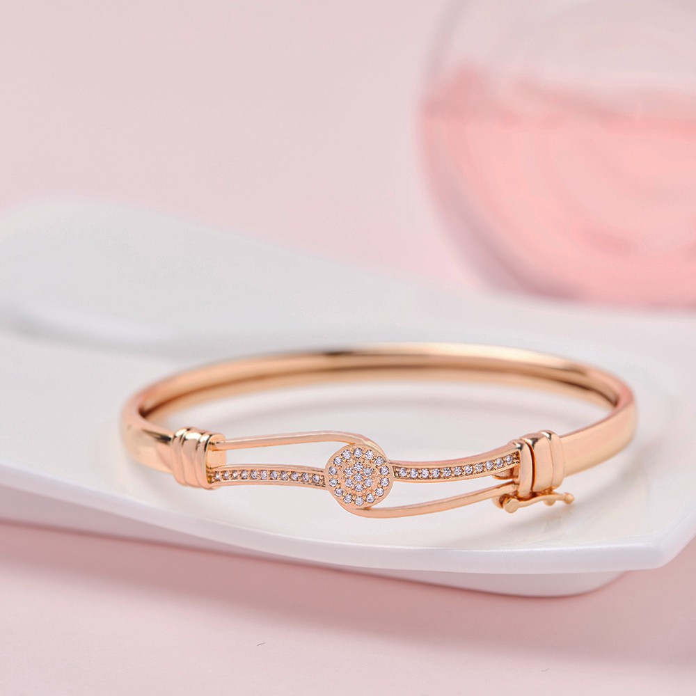 Gelang Rantai Wanita Anti Luntur Fashion Aksesoris Wanita Gelang Tangan Lapis Emas 24K Anti Karat