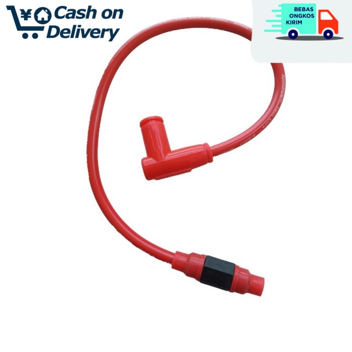 COD MERAH cangklong busi+kabel busi racing splitfire