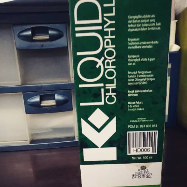 Liquid chlorophyll