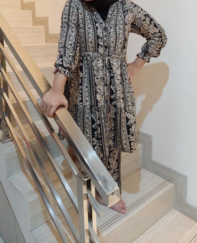 Setcel Keong Batik | Tunik Wanita + Masker | Tunik Etnik Cantik