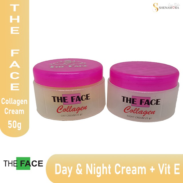 The Face Collagen Lightening Day &amp; Night Cream 50 Gram