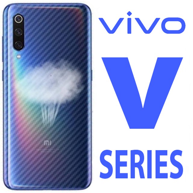 VIVO V5/V5+/V5LITE/V7/V7+/V9/V11/V11PRO/V15/V15PRO/V17PRO/Z1PRO/S1/S1PROGARSKIN STICKER CARBON BACK