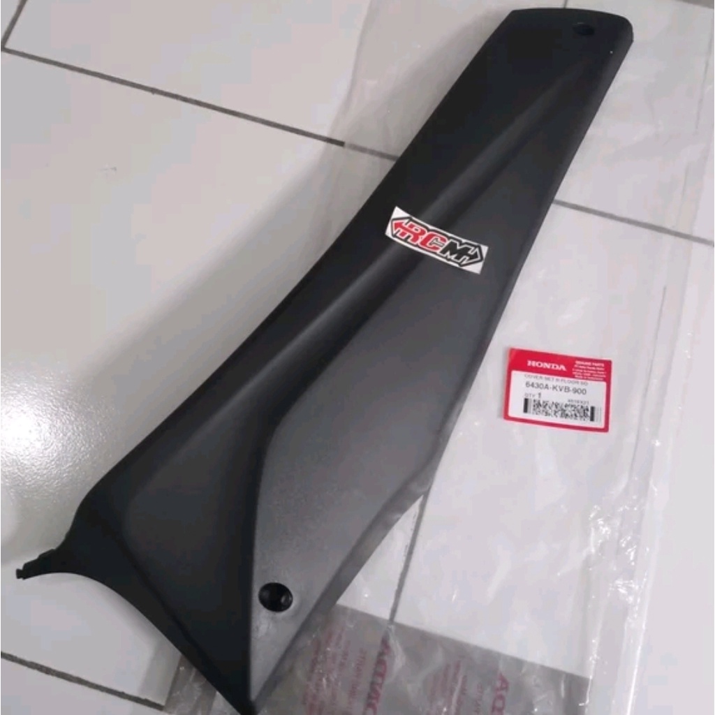 COVER SET R FLOOR SD TUTUP BODY LANTAI SAMBUNGAN DEK BAWAH KANAN VARIO 110 CW LAMA KARBU ORIGINAL HONDA AHM HGP ASLI 6430A-KVB-900