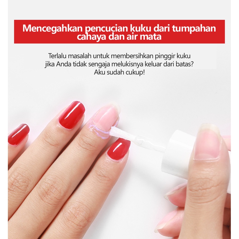 ALNECE 9 warna Bisa Di Kupas Kutek Halal Muslimah Kutek Peel Off Bisa Untuk Sholat Cat Kuku 8ml