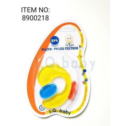 TEET41 TEETHER IQ BABY WATER FILLED 3 COLOUR GIGITAN BAYI