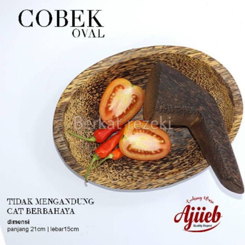 Cobek kayu, cobek aren