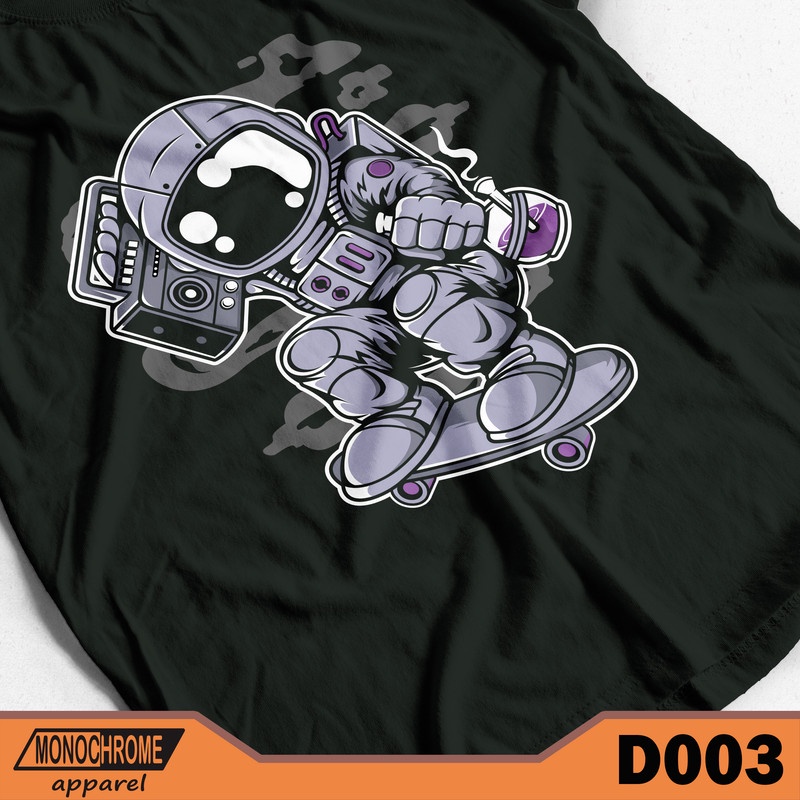 D003 Kaos Baju Distro Pria Skate Skater Skaters Skateboard