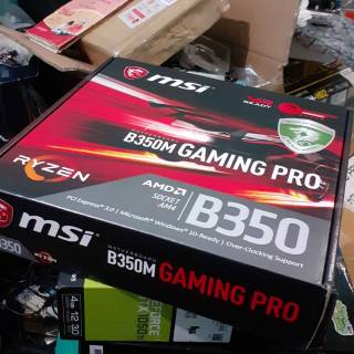 MSI B350M Gaming Pro AM4 Motherboard for Ryzen DDR4