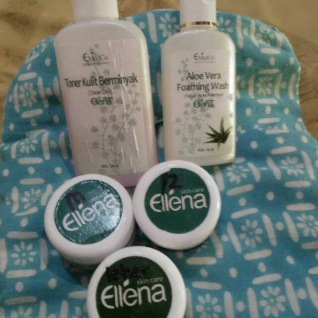 Paket lengkap ellena skincare, beli terpisah juga bisa