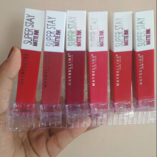 Lipstik maybelline superstay matte ink