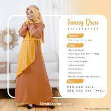 Gamis Remaja Fanny Dress Branded