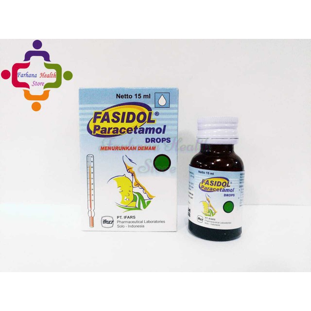 Original Fasidol Drops 15 ml / Paracetamol / Untuk Demam pada Bayi