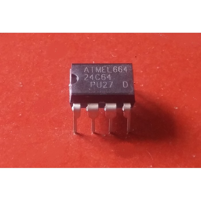 Langsung Order IC 24C64 EEPROM 64KBit 8KByte 8 Kaki Terlaris