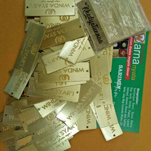 Plat hijab lebel hijab plat pita hijab min 50 pcs