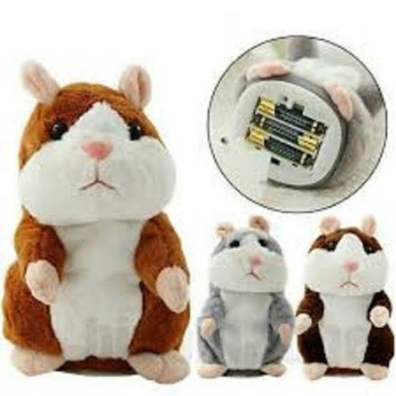 Jual HAMSTER TALKING BONEKA HAMSTER YANG BISA BICARA MENIRU SUARA