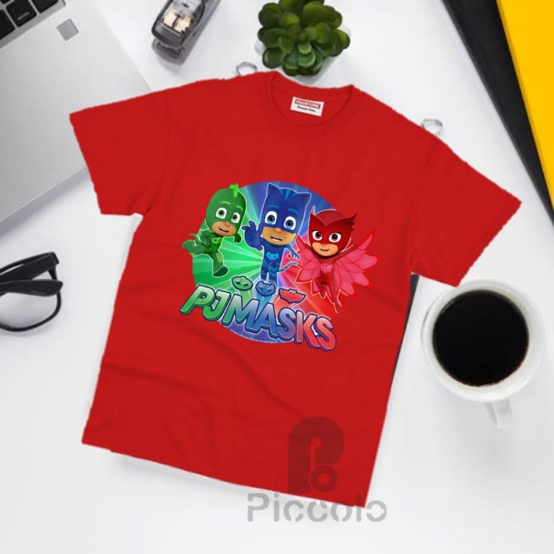 BAJU KAOS ANAK PJ MASKS BANAN PREMIUM CATOON (FREE NAMA ANAK)