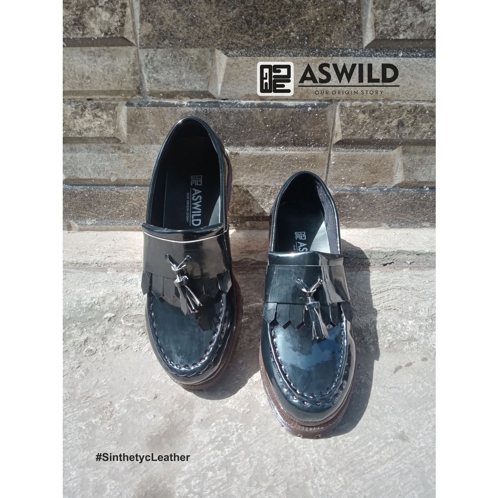 Aswild - Tedzukuri Loafer 2 Woman - Sepatu Loafers Wanita Tassel