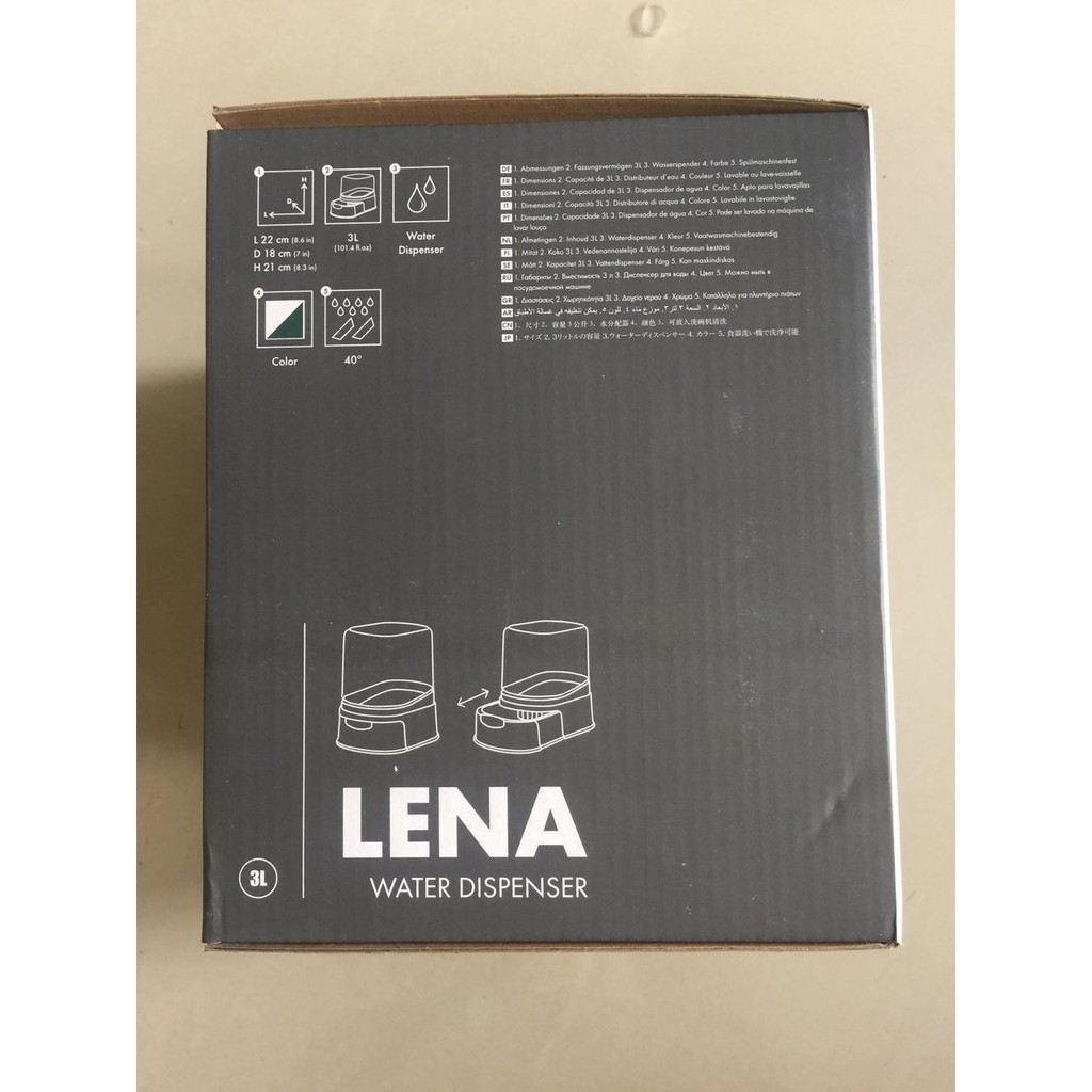 Lena Water Dispenser 3L Tempat Minum Otomatis Kucing Anjing