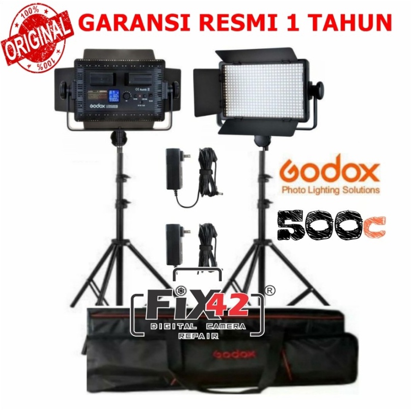 Jual Paket Lampu Studio Godox C Led Video Light Fill Lighting Vlog