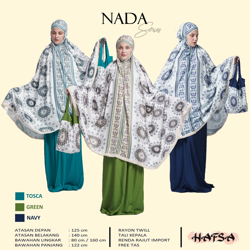 Mukena Rayon Twill Jumbo Maxi