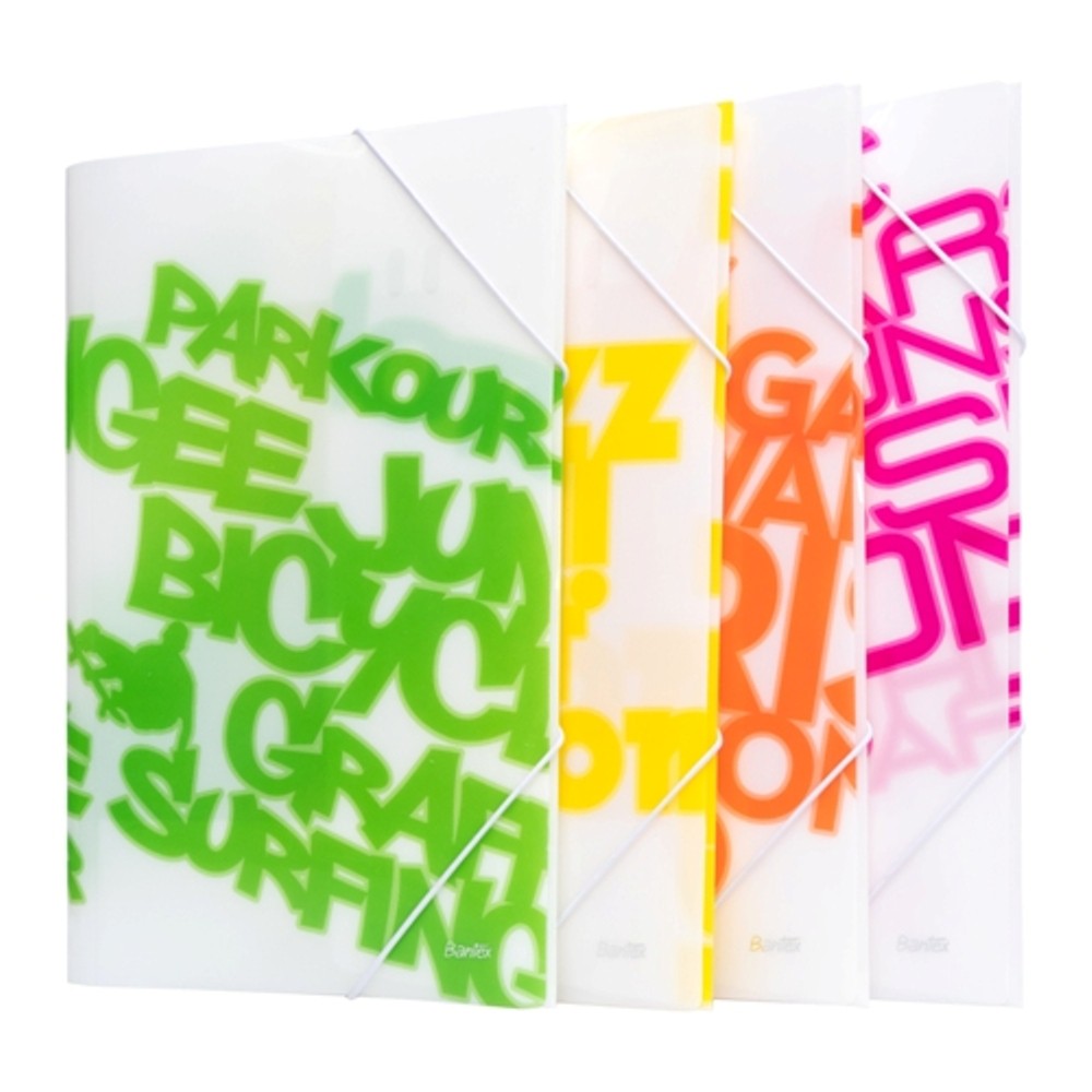 

[BMS Tangerang] Bantex Jolly Bright Elastic Folder #3432