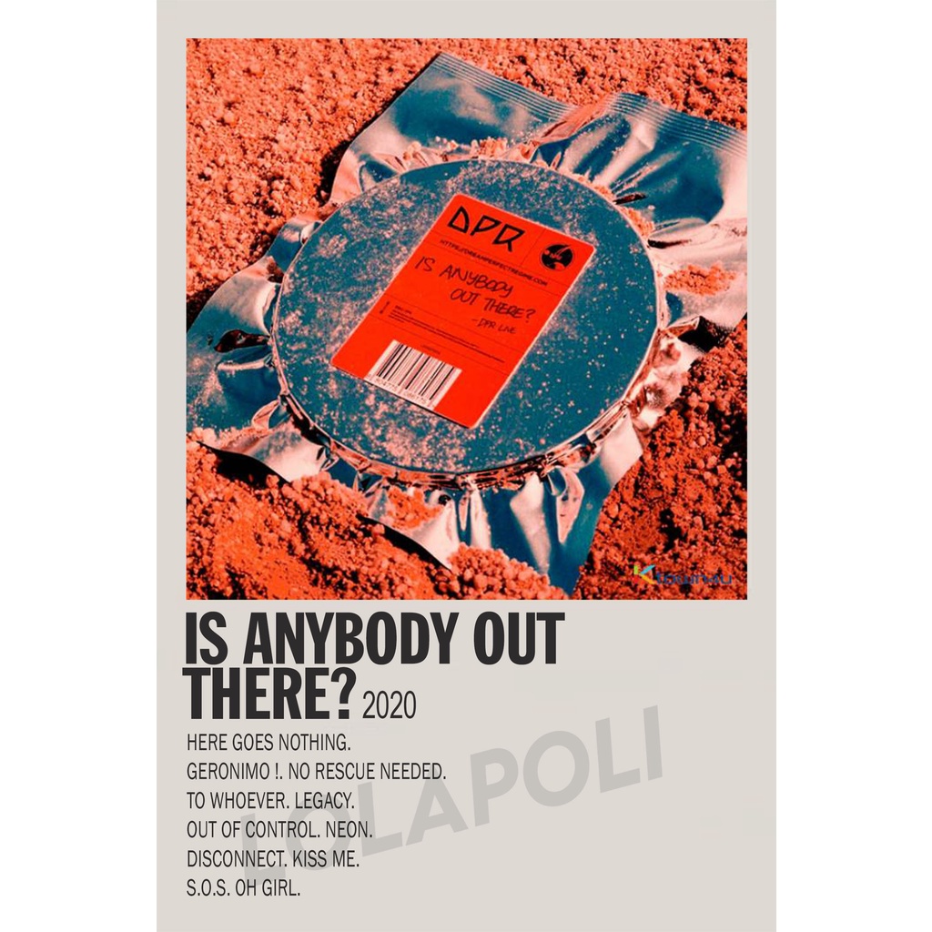 Poster Cover Album Is Anybody Out There? - DPR LIVE