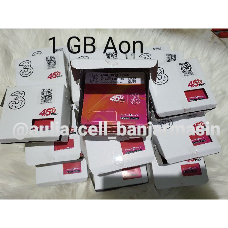 KARTU PERDANA TRI AON 1 GB